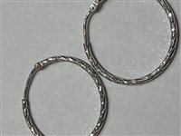 Orecchini Domar Donna Cerchi argento 925 diamantati in Argento ORAR-504-280 - ORAR-504-280